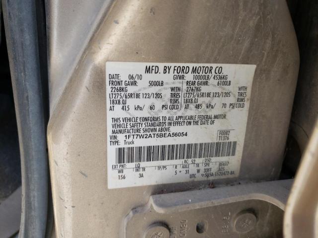 Photo 10 from auction – 2011 FORD F250 SUPER with VIN 1FT7W2AT5BEA56054