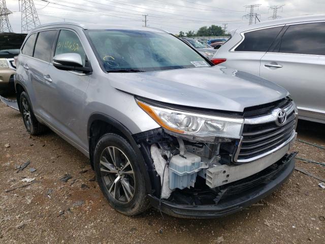 TOYOTA HIGHLANDER 2016 with VIN 5TDJKRFH0GS503809 - Photo from auction