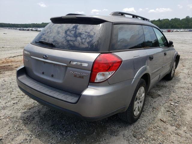 Photo 4 from auction – 2008 SUBARU OUTBACK with VIN 4S4BP60C987365566