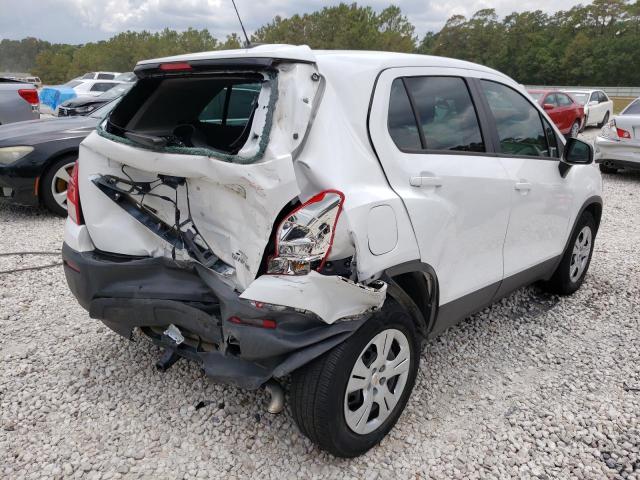 Фото 4 с аукциона – 2016 CHEVROLET TRAX LS с VIN 3GNCJKSB7GL268486