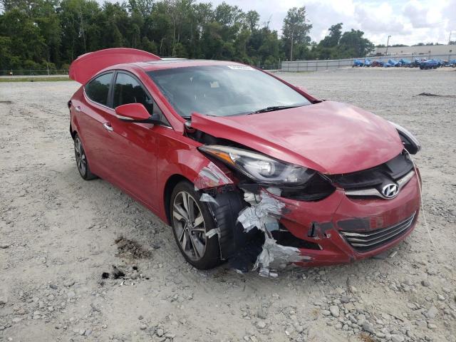 HYUNDAI ELANTRA SE 2014 with VIN KMHDH4AEXEU073612 - Photo from auction