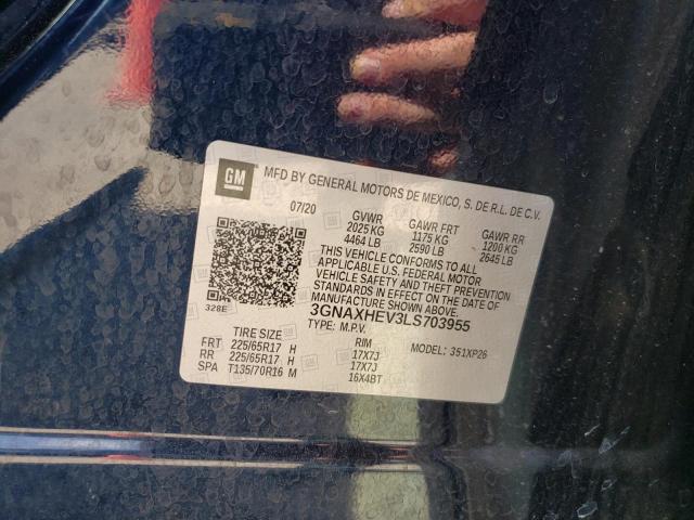 Photo 10 from auction – 2020 CHEVROLET EQUINOX LS with VIN 3GNAXHEV3LS703955