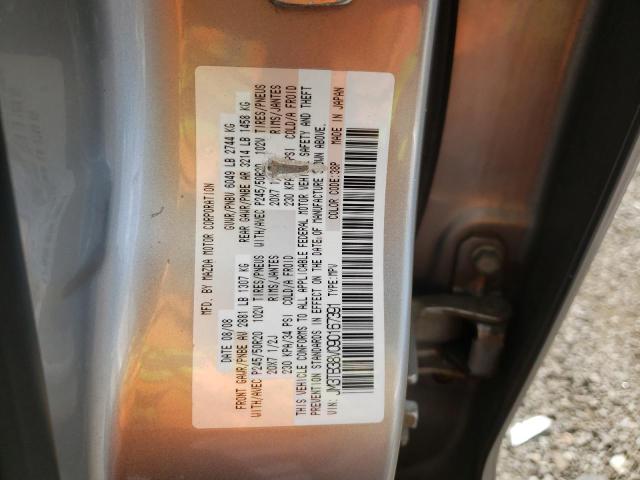 Photo 10 from auction – 2009 MAZDA CX-9 with VIN JM3TB38V090167391
