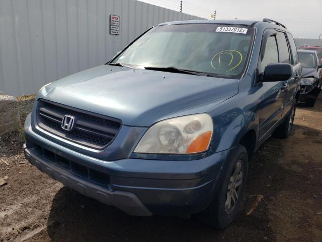 Photo 2 from auction – 2005 HONDA PILOT EXL with VIN 2HKYF18565H516266