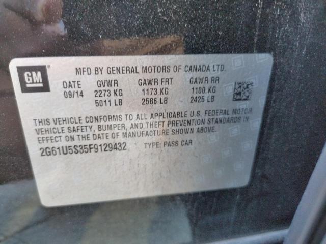 Photo 10 from auction – 2015 CADILLAC XTS with VIN 2G61U5S35F9129432