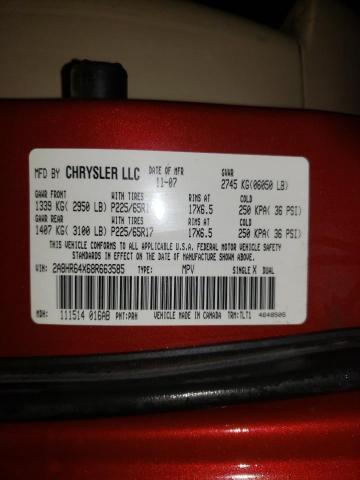 Photo 10 from auction – 2008 CHRYSLER T&C LIMIT with VIN 2A8HR64X68R663585