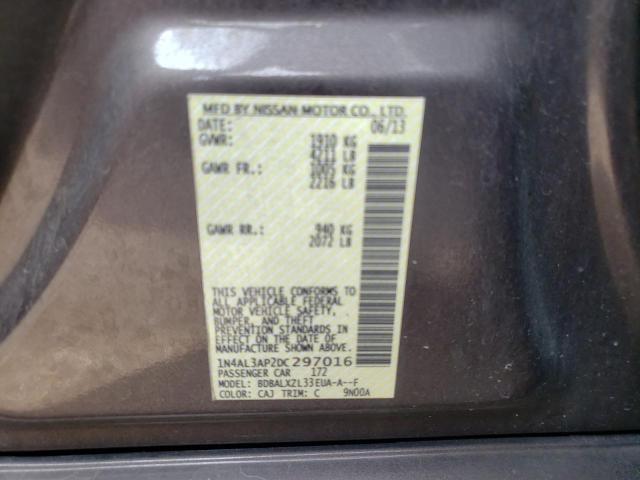 Photo 10 from auction – 2013 NISSAN ALTIMA 2.5 with VIN 1N4AL3AP2DC297016