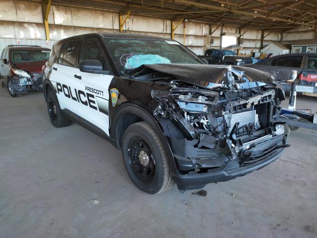 FORD EXPLORER P 2021 with VIN 1FM5K8AB2MGC45289 - Photo from auction