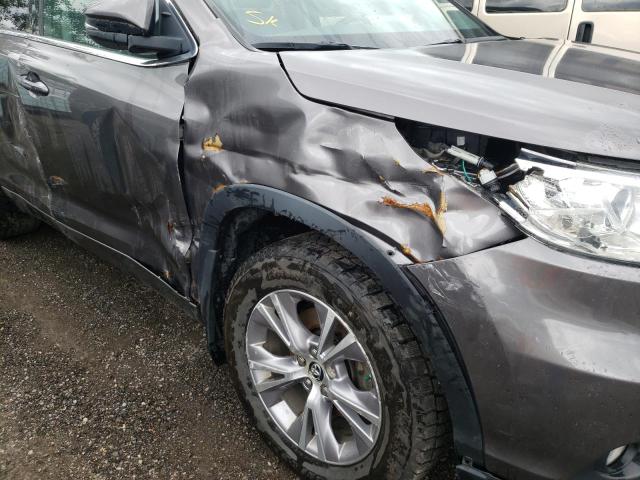 Photo 9 from auction – 2016 TOYOTA HIGHLANDER with VIN 5TDBKRFH2GS251355