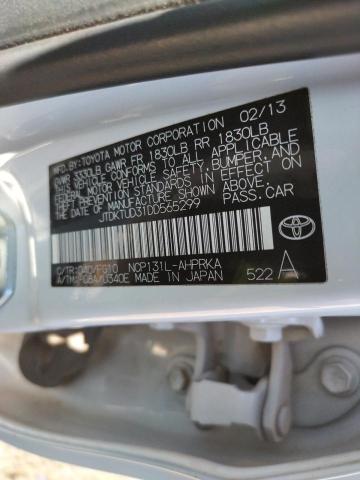 Photo 10 from auction – 2013 TOYOTA YARIS with VIN JTDKTUD31DD565299
