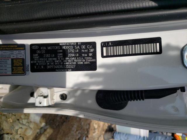 Photo 10 from auction – 2020 KIA FORTE EX with VIN 3KPF54AD8LE255527