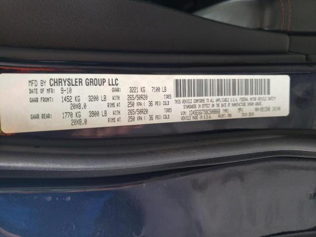 Photo 10 from auction – 2011 DODGE DURANGO R/ with VIN 1D4SE6GT5BC508868