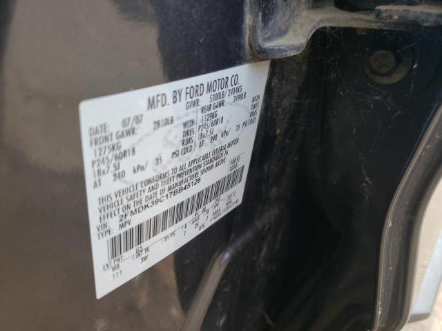 Photo 10 from auction – 2007 FORD EDGE SEL P with VIN 2FMDK39C17BB45126