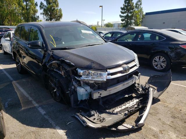 TOYOTA HIGHLANDER 2018 with VIN 5TDZZRFH4JS259684 - Photo from auction