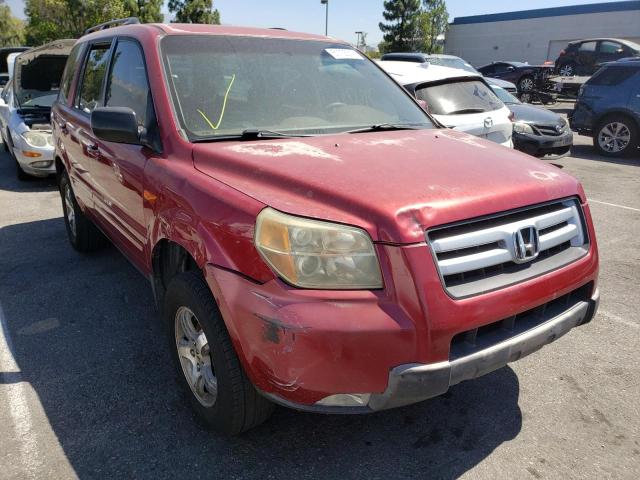 HONDA PILOT EX 2006 with VIN 5FNYF28416B033832 - Photo from auction