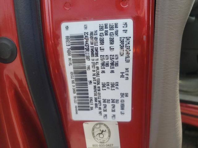 Photo 10 from auction – 2003 CHRYSLER TOWN & COU with VIN 2C4GP44373R111807