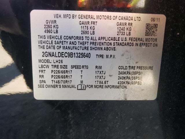 Photo 10 from auction – 2011 CHEVROLET EQUINOX LT with VIN 2GNALDEC9B1325640