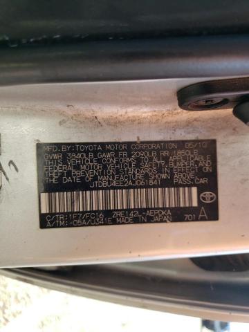 Photo 10 from auction – 2010 TOYOTA COROLLA BA with VIN JTDBU4EE2AJ061841