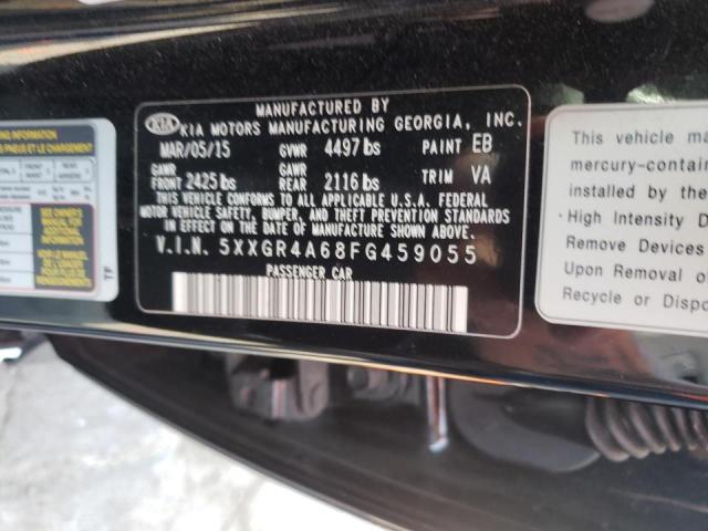 Photo 10 from auction – 2015 KIA OPTIMA SX with VIN 5XXGR4A68FG459055