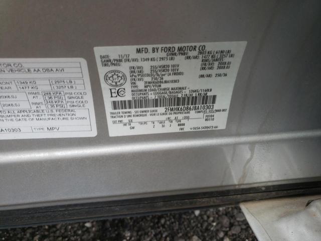 Photo 10 from auction – 2018 FORD FLEX LIMIT with VIN 2FMHK6D86JBA10303