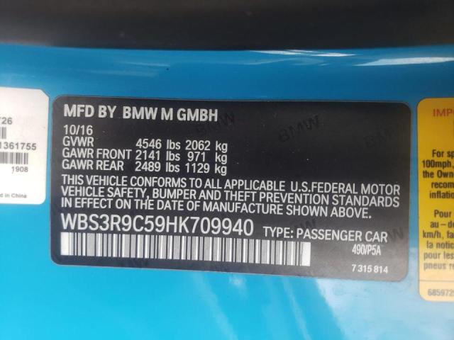 Photo 10 from auction – 2017 BMW M4 with VIN WBS3R9C59HK709940