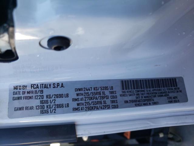 Photo 10 from auction – 2020 RAM PROMASTER with VIN ZFBHRFAB2L6P88974