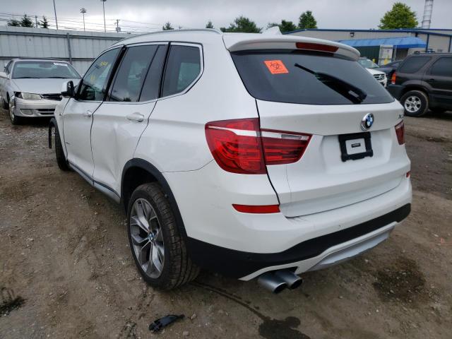 Photo 3 from auction – 2017 BMW X3 XDRIVE2 with VIN 5UXWX9C50H0T11701