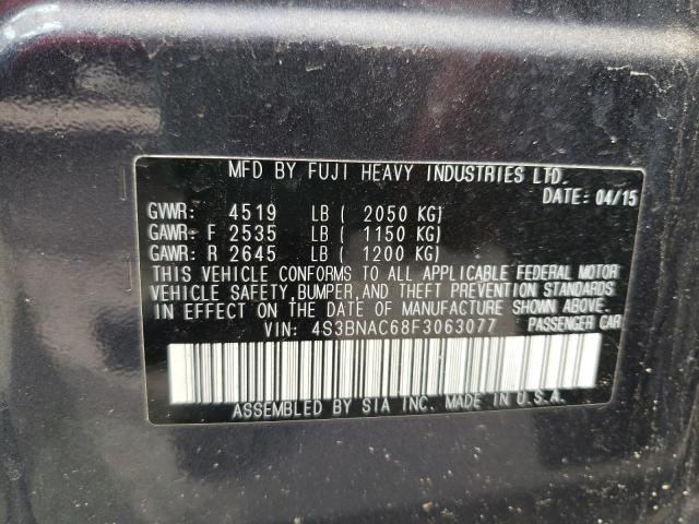 Photo 10 from auction – 2015 SUBARU LEGACY 2.5 with VIN 4S3BNAC68F3063077