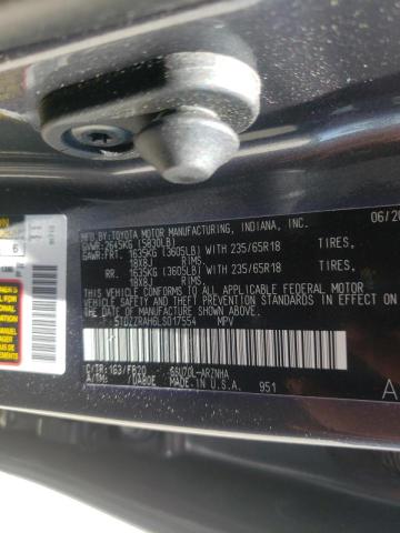 Photo 10 from auction – 2020 TOYOTA HIGHLANDER with VIN 5TDZZRAH6LS017554