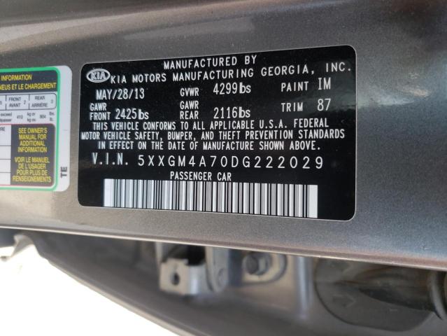 Photo 10 from auction – 2013 KIA OPTIMA LX with VIN 5XXGM4A70DG222029