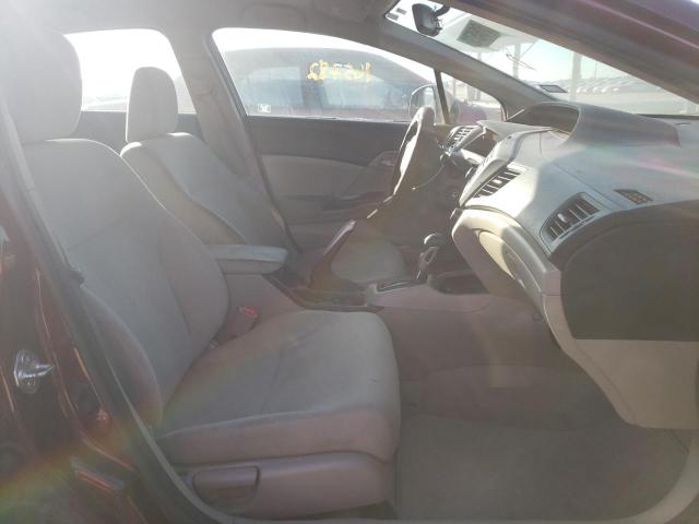 Photo 5 from auction – 2012 HONDA CIVIC LX with VIN 2HGFB2F51CH600689