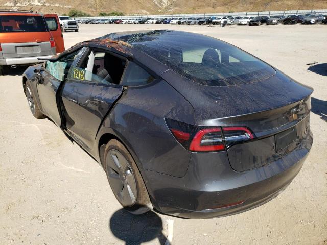 Photo 3 from auction – 2022 TESLA MODEL 3 with VIN 5YJ3E1EB5NF237297