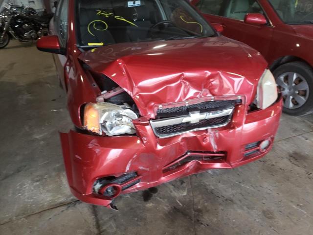 Photo 9 from auction – 2007 CHEVROLET AVEO LT with VIN KL1TG56677B145222