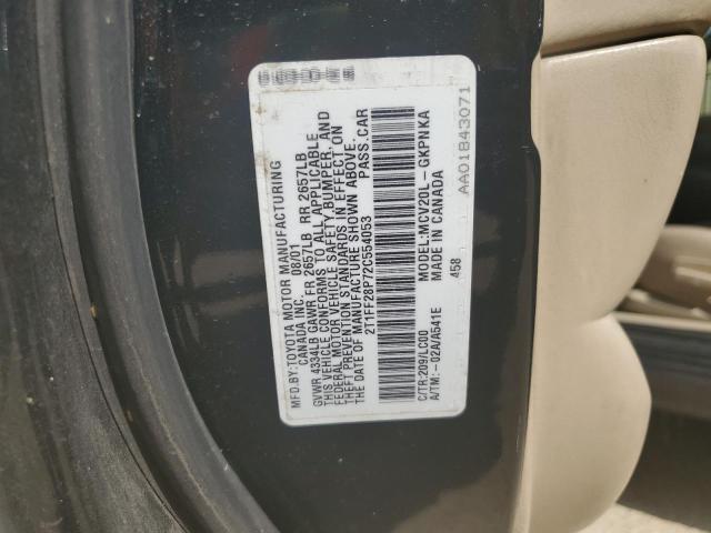 Photo 10 from auction – 2002 TOYOTA CAMRY SOLA with VIN 2T1FF28P72C554053