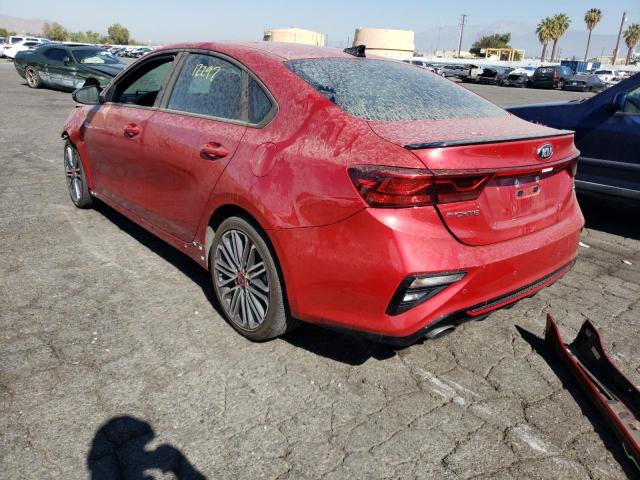 Photo 3 from auction – 2021 KIA FORTE GT with VIN 3KPF44AC8ME334188