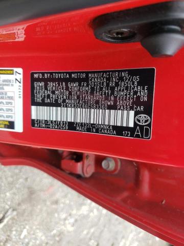 Photo 10 from auction – 2006 TOYOTA MATRIX with VIN 2T1KR32E66C583360