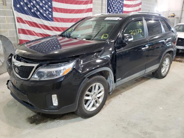 Photo 2 from auction – 2015 KIA SORENTO LX with VIN 5XYKTCA60FG638661