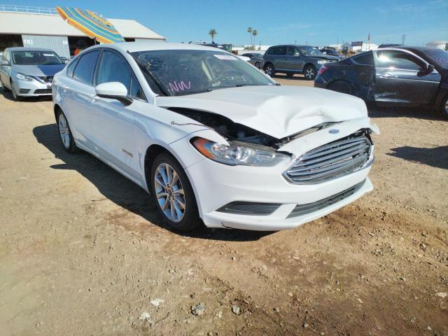FORD FUSION SE 2017 with VIN 3FA6P0LU1HR119844 - Photo from auction