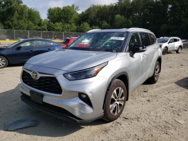 Photo 2 from auction – 2022 TOYOTA HIGHLANDER with VIN 5TDGZRBH2NS202919