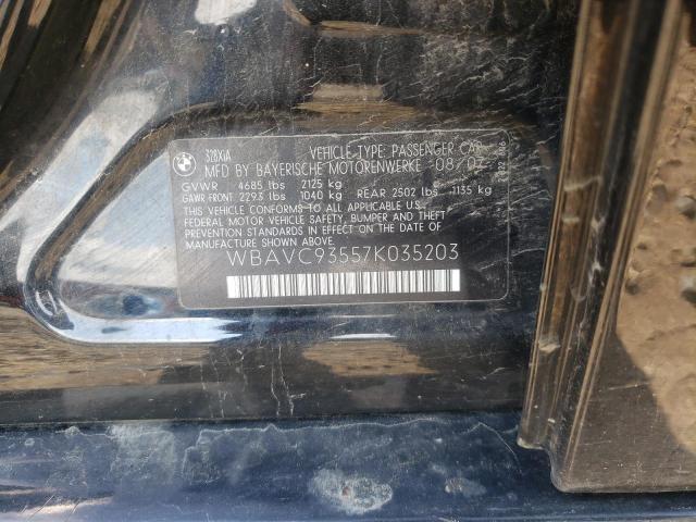 Photo 10 from auction – 2007 BMW 328 XI with VIN WBAVC93557K035203
