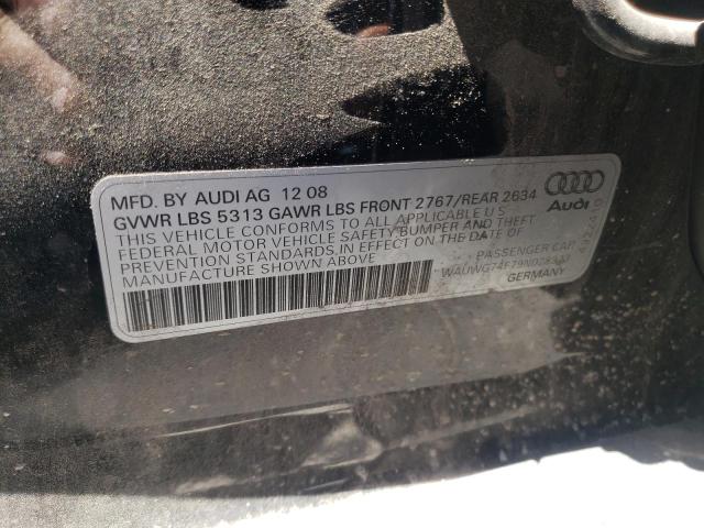 Photo 10 from auction – 2009 AUDI A6 PRESTIG with VIN WAUWG74F79N028923