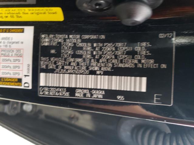Photo 10 from auction – 2012 TOYOTA 4RUNNER SR with VIN JTEZU5JR9C5039520