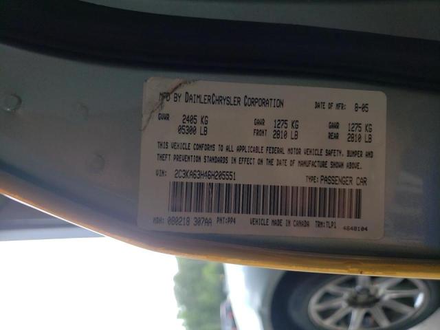 Photo 10 from auction – 2006 CHRYSLER 300C with VIN 2C3KA63H46H205551