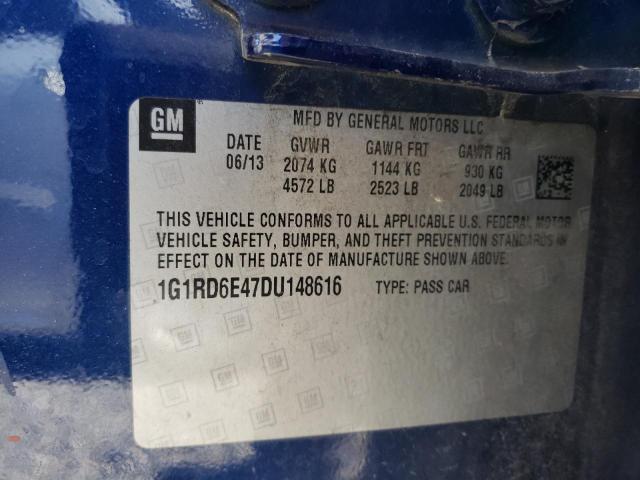 Photo 10 from auction – 2013 CHEVROLET VOLT with VIN 1G1RD6E47DU148616