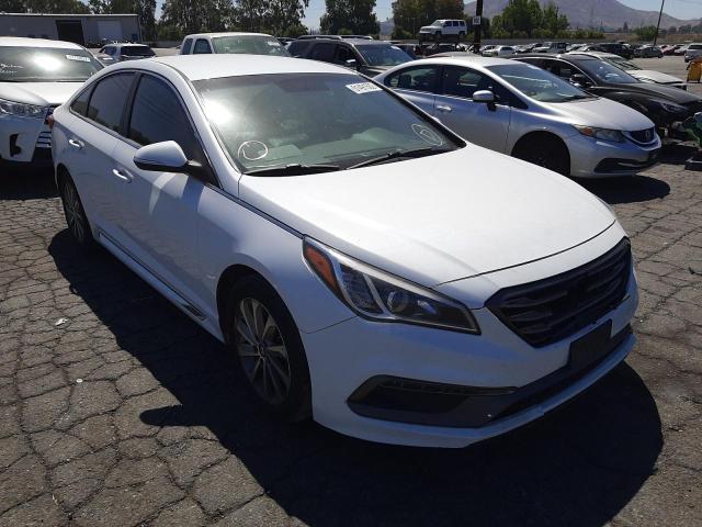 HYUNDAI SONATA SPO 2017 with VIN 5NPE34AF6HH550776 - Photo from auction