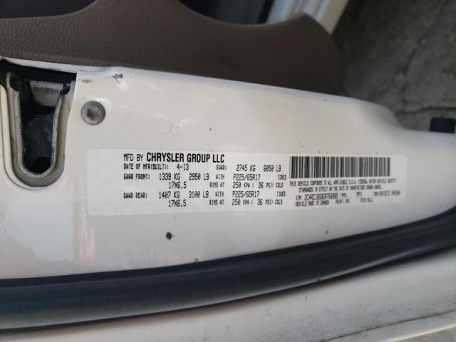 Photo 10 from auction – 2013 CHRYSLER TOWN & COU with VIN 2C4RC1BG8DR766889