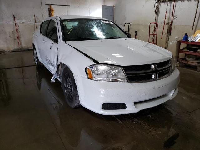 DODGE AVENGER SE 2012 with VIN 1C3CDZAB3CN293801 - Photo from auction