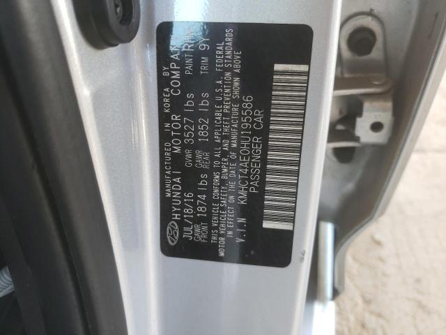 Photo 10 from auction – 2017 HYUNDAI ACCENT SE with VIN KMHCT4AE0HU195586