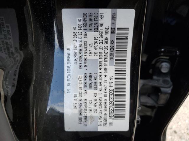 Photo 10 from auction – 2011 MAZDA CX-9 with VIN JM3TB2CA2B0309292