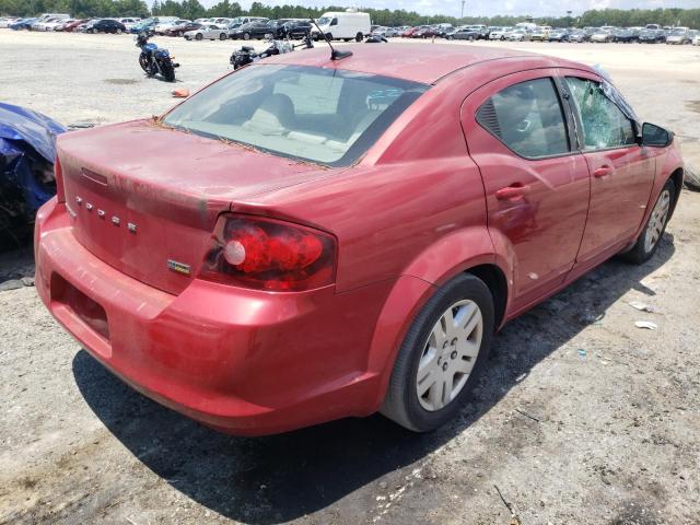 Photo 4 from auction – 2012 DODGE AVENGER SE with VIN 1C3CDZAG9CN327638